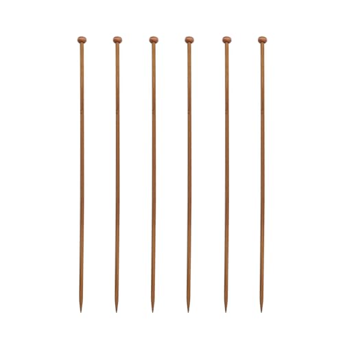 X-Institute Bambus-Häkelnadeln für Anfänger, handgefertigt, Bambus-Häkelnadeln, Bambus-Stricknadel für Garnarbeiten, 2,0 mm, 10,0 mm, Braun, Doppelspitzen-Stricken, 6 Stück X-Institute Bambus-Häkelnadeln für Anfänger, handgefertigt, Bambus-Häkelnadeln, Bambus-Stricknadel für Garnarbeiten, 2,0 mm, 10,0 mm, Braun, Doppelspitzen-Stricken, 6 Stück von X-Institute