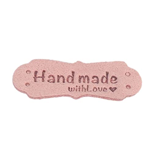 X-Institute Dekoratives Etikett mit Aufschrift "With Love", handgefertigt, für Lederkleidung, Mantel, Nähen, Stricken, 50 Stück von X-Institute