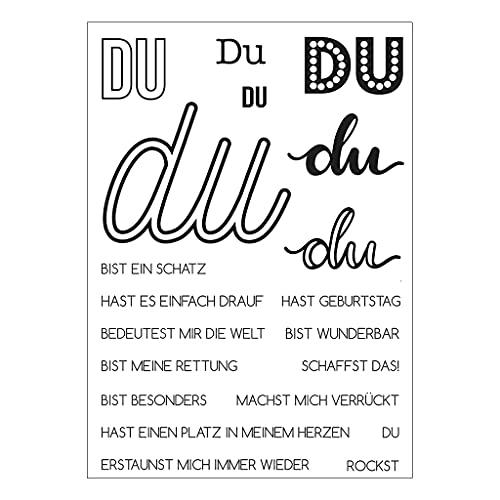 X-Institute Deutscher Silikonstempel Scrapbooking Fotoalbum Deko Papierkarte von X-Institute