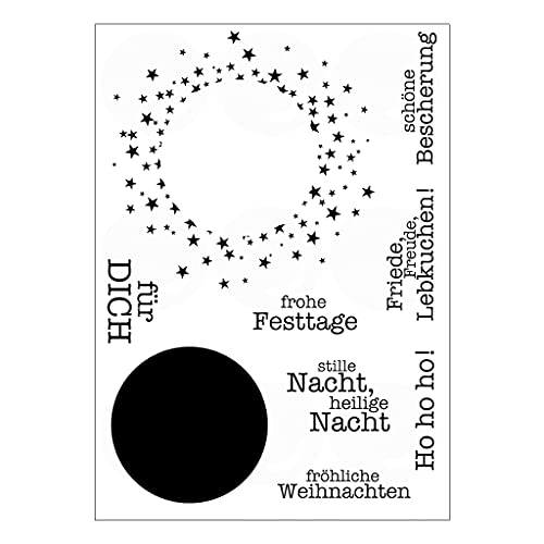 X-Institute Deutscher Silikonstempel Scrapbooking Fotoalbum Deko Papierkarte von X-Institute
