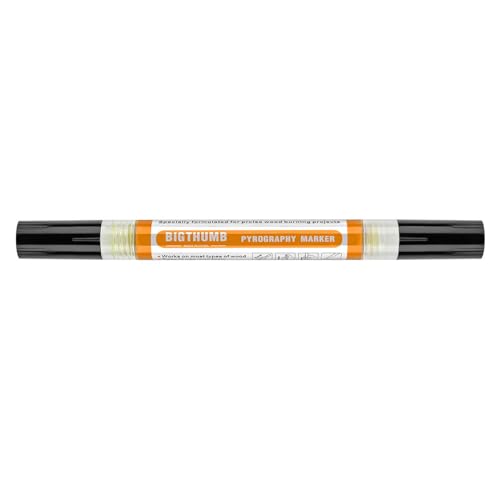 X-Institute Doppelendiger Holzbrennstift, Doppelspitze, Holzbrennmarker, breite Spitze für Holzmalerei, Handwerk, Projekt, Holzverbrennungsmarker, Holzbrennstift, Marker, Holzbrennstift-Set X-Institute Doppelendiger Holzbrennstift, Doppelspitze, Holzbrennmarker, breite Spitze für Holzmalerei, Handwerk, Projekt, Holzverbrennungsmarker, Holzbrennstift, Marker, Holzbrennstift-Set von X-Institute