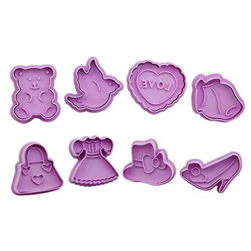 X-Institute Für kreative Keksform, Ausstechform, Küche, Backen, Prägewerkzeuge für Kekse, Gebäck, Mini-Fonda, professionelles Gebäckausstecher-Set zum Backen von X-Institute