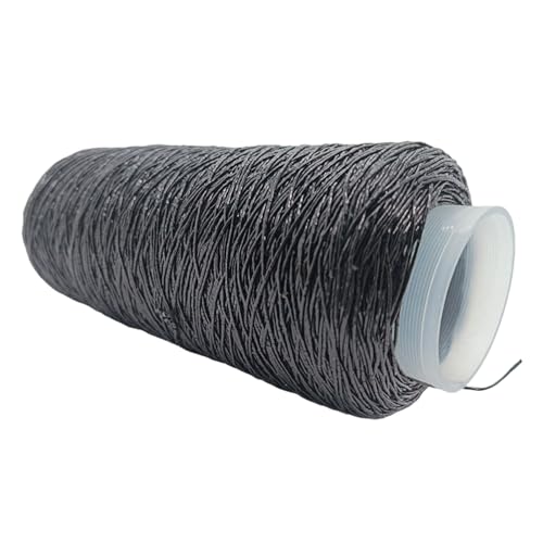 X-Institute Funkelndes Polyester-Garn, Häkelgarn, 200 g/Rolle, zum Stricken, Weben, für Taschen, Geldbörsen, Schlüsselanhänger von X-Institute