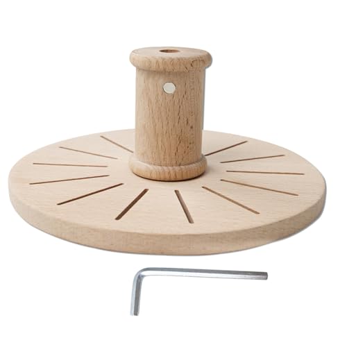 X-Institute Garnrollenhalter mit 14 Schlitzen, Holzgarn, Putz, Aufbewahrungshalter mit Scherenhalter zum Nähen, Quilten, Sticken, Holzgarnregal X-Institute Garnrollenhalter mit 14 Schlitzen, Holzgarn, Putz, Aufbewahrungshalter mit Scherenhalter zum Nähen, Quilten, Sticken, Holzgarnregal von X-Institute