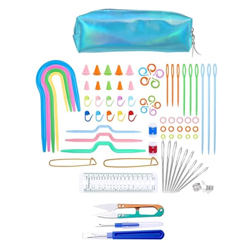 X-Institute Häkelnadel-Set, ergonomisches Häkelnadelgewebe, Garn-Kits, Handstrickkunst-Werkzeuge für Anfänger, erfahrene Liebhaber, Nähwerkzeug von X-Institute