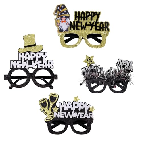 X-Institute Happy New Year Brillen 2024 5/4 Stück Papierbrillen Rahmen Party Geschenk für Neujahr Kinder Cosplay Foto Booth Requisiten X-Institute Happy New Year Brillen 2024 5/4 Stück Papierbrillen Rahmen Party Geschenk für Neujahr Kinder Cosplay Foto Booth Requisiten von X-Institute