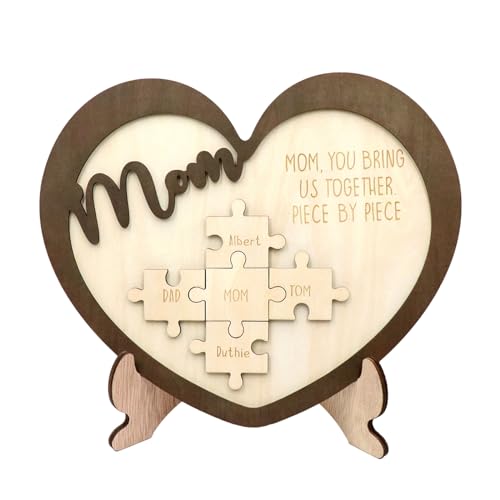 X-Institute Holzherz-Zeichen, Puzzle-Skulptur mit Ständer, Tischdekoration, Heimdekoration, einzigartig für Familie, nachhaltiges Geschenk X-Institute Holzherz-Zeichen, Puzzle-Skulptur mit Ständer, Tischdekoration, Heimdekoration, einzigartig für Familie, nachhaltiges Geschenk von X-Institute