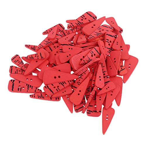 X-Institute Karotten-Nasenknöpfe, 2 Löcher, Holzknöpfe zum Basteln, Nähen, Kartenherstellung, Scrapbooking, Bastelwerkzeug, 100 Stück X-Institute Karotten-Nasenknöpfe, 2 Löcher, Holzknöpfe zum Basteln, Nähen, Kartenherstellung, Scrapbooking, Bastelwerkzeug, 100 Stück von X-Institute