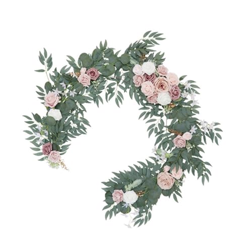 X-Institute Künstliche Rosen-Blumenranke, künstliche Hängepflanze, handgefertigt, grüner Tischläufer für Tisch, Festival, Party, Dekoration, grüner Tischläufer, Weihnachten, Herbst, handgefertigt X-Institute Künstliche Rosen-Blumenranke, künstliche Hängepflanze, handgefertigt, grüner Tischläufer für Tisch, Festival, Party, Dekoration, grüner Tischläufer, Weihnachten, Herbst, handgefertigt von X-Institute