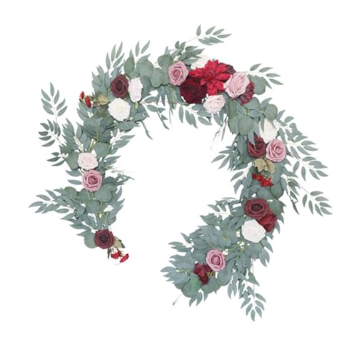 X-Institute Künstliche Rosen-Blumenranke, künstliche Hängepflanze, handgefertigt, grüner Tischläufer für Tisch, Festival, Party, Dekoration, grüner Tischläufer, Weihnachten, Herbst, handgefertigt X-Institute Künstliche Rosen-Blumenranke, künstliche Hängepflanze, handgefertigt, grüner Tischläufer für Tisch, Festival, Party, Dekoration, grüner Tischläufer, Weihnachten, Herbst, handgefertigt von X-Institute