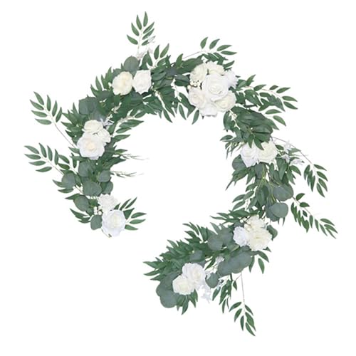 X-Institute Künstliche Rosen-Blumenranke, künstliche Hängepflanze, handgefertigt, grüner Tischläufer für Tisch, Festival, Party, Dekoration, grüner Tischläufer, Weihnachten, Herbst, handgefertigt X-Institute Künstliche Rosen-Blumenranke, künstliche Hängepflanze, handgefertigt, grüner Tischläufer für Tisch, Festival, Party, Dekoration, grüner Tischläufer, Weihnachten, Herbst, handgefertigt von X-Institute