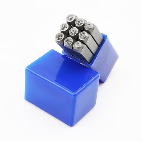 X-Institute Metallstempel mit Sonnen- und Sternmotiv, 3 mm, Metallstanzwerkzeug zum Stempeln von Metall, Leder, Holz, Handwerk, Holzbearbeitung, 9 Stück X-Institute Metallstempel mit Sonnen- und Sternmotiv, 3 mm, Metallstanzwerkzeug zum Stempeln von Metall, Leder, Holz, Handwerk, Holzbearbeitung, 9 Stück von X-Institute
