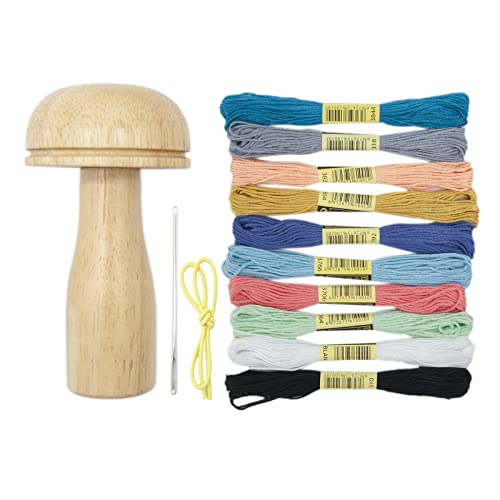 X-Institute Niedliches Stopfset mit Pilzform, Holzdarner-Nähwerkzeug-Set zum Stopfen, Socken, Hosen, Pullover, Nähzubehör, Nähprojekt-Kits, Aluminium-Tapisserie mit gebogener Spitze, Tapisserie zum X-Institute Niedliches Stopfset mit Pilzform, Holzdarner-Nähwerkzeug-Set zum Stopfen, Socken, Hosen, Pullover, Nähzubehör, Nähprojekt-Kits, Aluminium-Tapisserie mit gebogener Spitze, Tapisserie zum von X-Institute