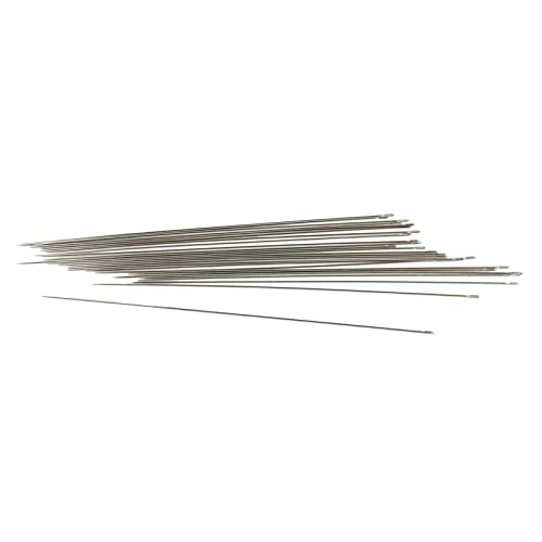 X-Institute Nützliche Rocailles-Perlen, Stickerei, schnelle Perlenwerkzeuge für handgefertigte Armbänder, Schmuckherstellung, große Öhrennadel für Perlengarn, Handnähen, Schmuckherstellung, 25 Stück von X-Institute