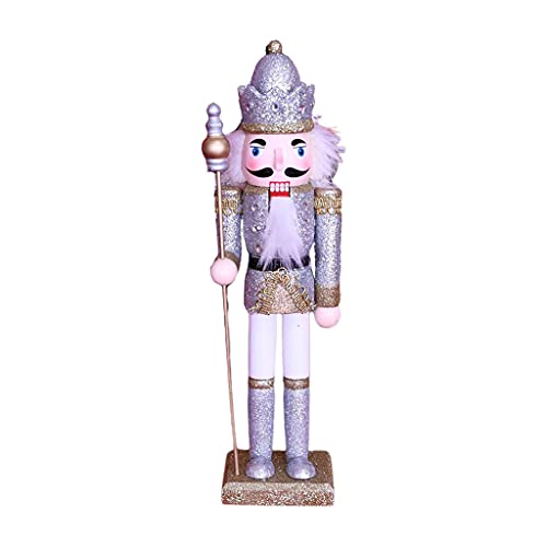 X-Institute Ornament Soldat König Holzfiguren für Weihnachten Dekoration Kinder Urlaub Neujahr Geschenk von X-Institute