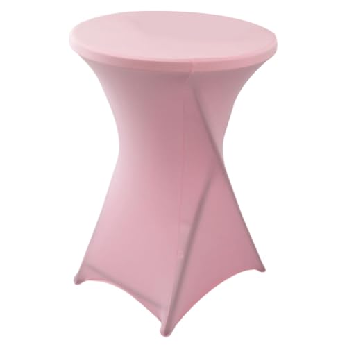X-Institute Runde Stretch-Tischdecke, Cocktail, Spandex, Tischdecke, Hotel, Hochzeit, Party, Tisch, 60 cm Durchmesser von X-Institute