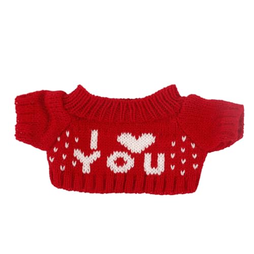 X-Institute Stoffbär-Spielzeug-Kleidung für 30,5 cm Plüschbär-Spielzeug, Plüsch-Outfit, Puppen-Zubehör, Pullover/Schal, Kleidung für Bärenspielzeug von X-Institute