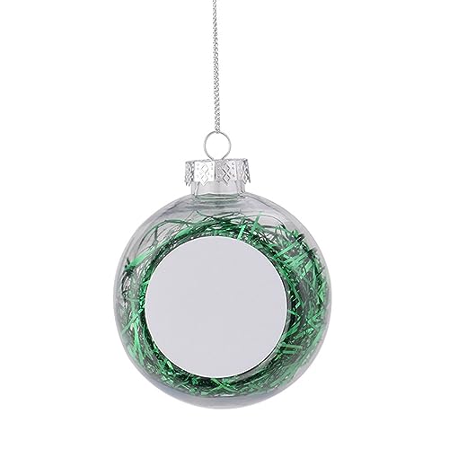 X-Institute Thermotransfer-bedruckter Weihnachtskugel-Anhänger, blanko, 8 cm, sublimiert, blanko, Weihnachtsbaum, hängende Anhänger, Dekorationen, Thermotransferdruck X-Institute Thermotransfer-bedruckter Weihnachtskugel-Anhänger, blanko, 8 cm, sublimiert, blanko, Weihnachtsbaum, hängende Anhänger, Dekorationen, Thermotransferdruck von X-Institute