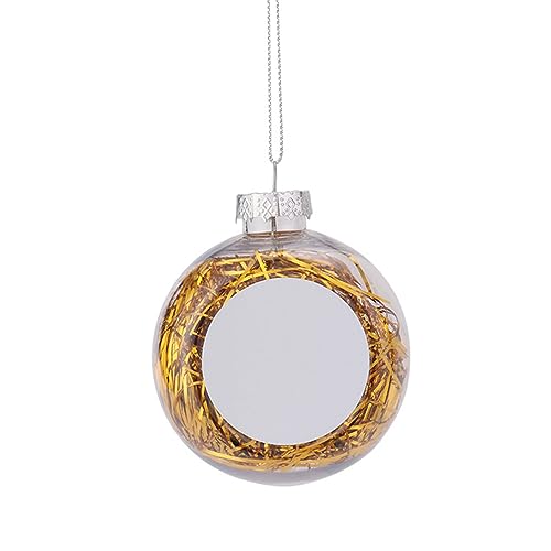 X-Institute Thermotransfer-bedruckter Weihnachtskugel-Anhänger, blanko, 8 cm, sublimiert, blanko, Weihnachtsbaum, hängende Anhänger, Dekorationen, Thermotransferdruck X-Institute Thermotransfer-bedruckter Weihnachtskugel-Anhänger, blanko, 8 cm, sublimiert, blanko, Weihnachtsbaum, hängende Anhänger, Dekorationen, Thermotransferdruck von X-Institute