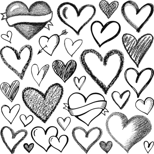 X-Institute Transparente Silikon-Stempel für Kartenherstellung, Scrapbooking, Prägung, Album, Herz, Gummidichtungsstempel, Dekoration, Silikonstempel zum Basteln X-Institute Transparente Silikon-Stempel für Kartenherstellung, Scrapbooking, Prägung, Album, Herz, Gummidichtungsstempel, Dekoration, Silikonstempel zum Basteln von X-Institute