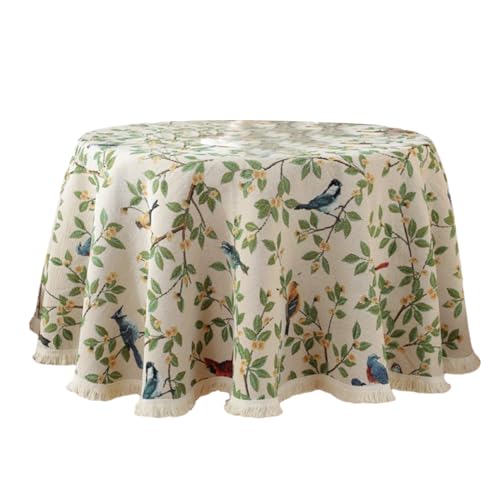 X-Institute Vielseitige Tischdecke, weicher Stoff, Blumen-Tischdecke, 100 cm/150 cm/120 cm, Küchentischdecke, leicht zu reinigen, Tischdecke von X-Institute