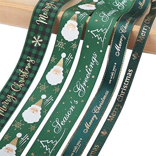 X-Institute Weihnachtsband, Weihnachtsband, Geschenkband für Kranz, Verpackung, Handwerk von X-Institute