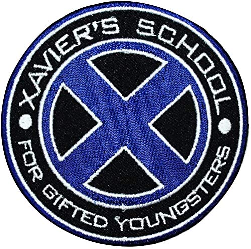 X-Men Aufn√§her - 1 St√ľck, Quadratisch, Comic Book/Superhero, Blue (Multicolored), Xavier's School von X-Men