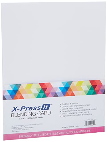 COPIC XPBC25 X-Press Zeichenpapier, 21,6 x 27,9 cm, Weiß, Mehrfarbig, 25 Stück COPIC XPBC25 X-Press Zeichenpapier, 21,6 x 27,9 cm, Weiß, Mehrfarbig, 25 Stück von X-Press It