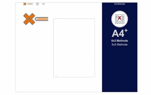 X17 A4+ Notizen/Notizheft | 5X3 Methode für das revolutionäre X17-Notizbuch mit auswechselbaren Heften von X17