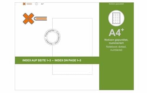 X17 A4+ Notizen/Notizheft | gepunktet für das revolutionäre X17-Notizbuch mit auswechselbaren Heften von X17