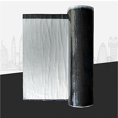 X1NGFU Bitumen Aluband Alu Folie Zur Reparatur,Reparaturband Dichtband,Selbstklebendes Wasserdichtes Klebeband Butyl Klebeband,für Dachleckage,Oberflächenriss,Fensterbankspalt (0.5x4m) von X1NGFU