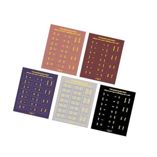 10 Blatt Planer Monatliche Registerkarten Indexierte Aufkleber Klebe-Tabs Kalender Monatliche Registerkarten Aufkleber Monatliche Trennblätter von XAGMODSHN
