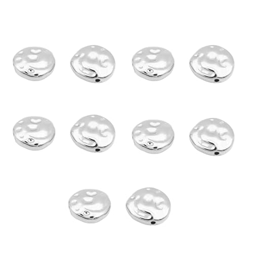 10pcs Flache Perlen Unregelmäßige Abstandshalterperlen Für Armband Machen DIYS Schmuckzubehör Handperlenversorgungen Schmuck Erkenntnis von XAGMODSHN