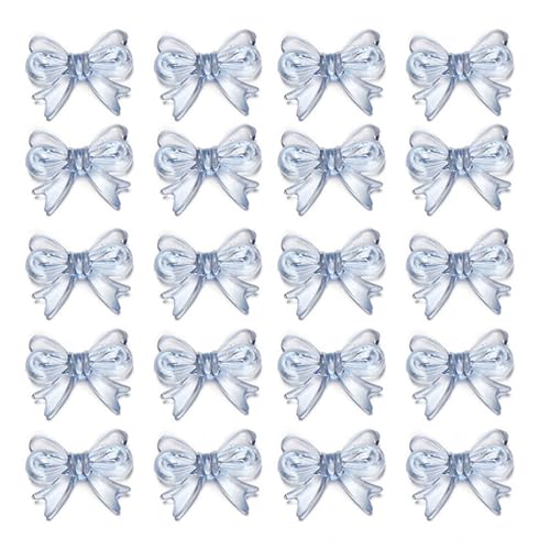 20 Creative Clear Clear Bowknot Perlen Schmuck Verzierungen Accessoires Für Schmuckdesigner Und Handwerksliebhaber von XAGMODSHN