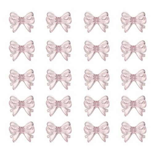 20 Creative Clear Clear Bowknot Perlen Schmuck Verzierungen Accessoires Für Schmuckdesigner Und Handwerksliebhaber von XAGMODSHN