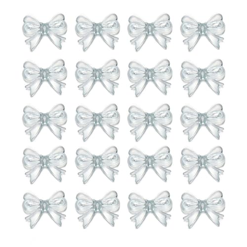 20 Creative Clear Clear Bowknot Perlen Schmuck Verzierungen Accessoires Für Schmuckdesigner Und Handwerksliebhaber von XAGMODSHN