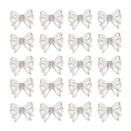 20 Creative Clear Clear Bowknot Perlen Schmuck Verzierungen Accessoires Für Schmuckdesigner Und Handwerksliebhaber von XAGMODSHN