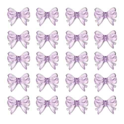 20 Creative Clear Clear Bowknot Perlen Schmuck Verzierungen Accessoires Für Schmuckdesigner Und Handwerksliebhaber von XAGMODSHN