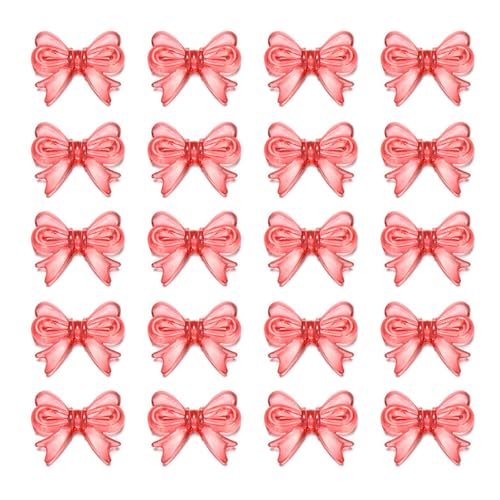 20 Creative Clear Clear Bowknot Perlen Schmuck Verzierungen Accessoires Für Schmuckdesigner Und Handwerksliebhaber von XAGMODSHN