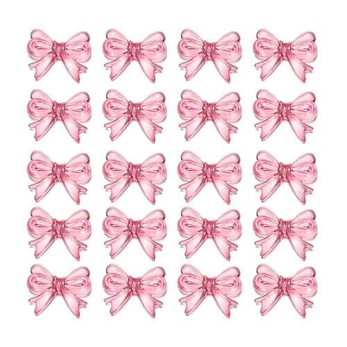 20 Creative Clear Clear Bowknot Perlen Schmuck Verzierungen Accessoires Für Schmuckdesigner Und Handwerksliebhaber von XAGMODSHN