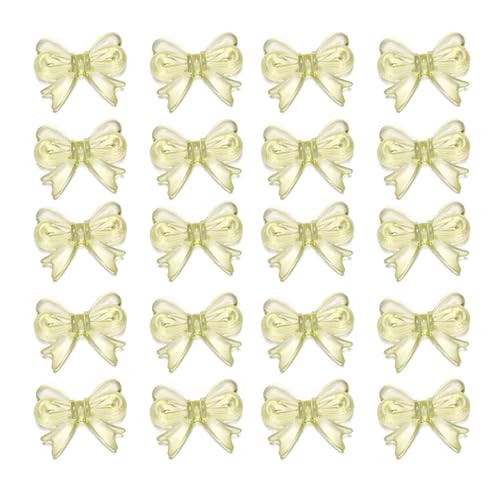 20 Creative Clear Clear Bowknot Perlen Schmuck Verzierungen Accessoires Für Schmuckdesigner Und Handwerksliebhaber von XAGMODSHN