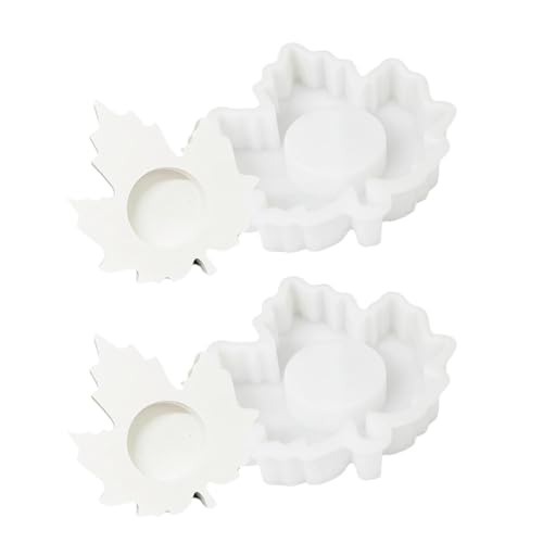2pcs Blatt Silikon Kerzenständer Formen Für Epoxidharz Teelichthalter Silikon Kerzenschimmel Für Kerzenhalter 2pcs Blatt Silikon Kerzenständer Formen Für Epoxidharz Teelichthalter Silikon Kerzenschimmel Für Kerzenhalter von XAGMODSHN