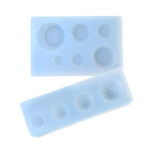 2pcs Silikon Eisformen Für Harzschmuck Lebensmittelsichere Flexible Handwerkzeuge Mit Realistischer Textur Design Dekorative Silikonformen von XAGMODSHN