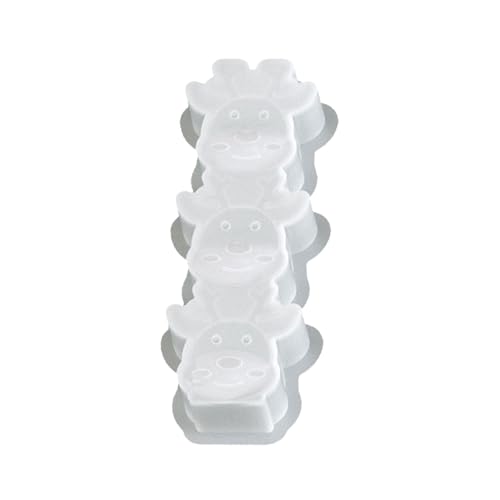 3 In 1 Weihnachtskerze Schimmelpilze Santa Rentier Angel Gingerbreads Mann Silikon Backwerkzeug Für Festliche Dekore Weihnachtsfeier Silikonform Formbackwerkzeuge von XAGMODSHN