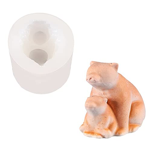 3D-Bär-Kerzenform, Kuchenform für Kerzen, Seife, Gips, Ornamente, Kuchen, Fondant, Dekoration, Epoxidharz, Gießform 3D-Bär-Kerzenform, Kuchenform für Kerzen, Seife, Gips, Ornamente, Kuchen, Fondant, Dekoration, Epoxidharz, Gießform von XAGMODSHN
