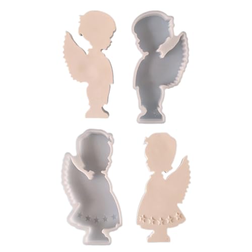 3d Angelic Kerze Silikonform Boy Mädchen Engelsform Duft Seife Schimmelpilze Putzbetonharz Ornament Formen Home Dekore von XAGMODSHN