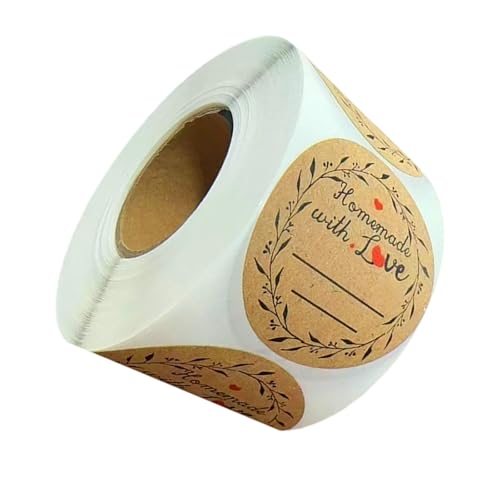 500pcs Klebstoff Rundaufkleber Mehrzweck Siegel Etiketten Zum Backen Guter Verpackung Und Diyer Homemade Bastelglasflaschen Backglasetiketten Bulk Bulk 500pcs Klebstoff Rundaufkleber Mehrzweck Siegel Etiketten Zum Backen Guter Verpackung Und Diyer Homemade Bastelglasflaschen Backglasetiketten Bulk Bulk von XAGMODSHN