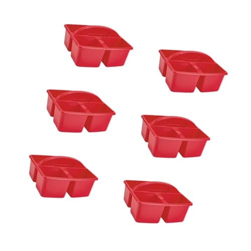 6PCS Stapelbarer Speicherkorb Mit 3 Abschnitt Organizer Hülle Tragbarer Behälter Für Kunstbedarf Craft Tool Kinderzimmerkörbe 6PCS Stapelbarer Speicherkorb Mit 3 Abschnitt Organizer Hülle Tragbarer Behälter Für Kunstbedarf Craft Tool Kinderzimmerkörbe von XAGMODSHN