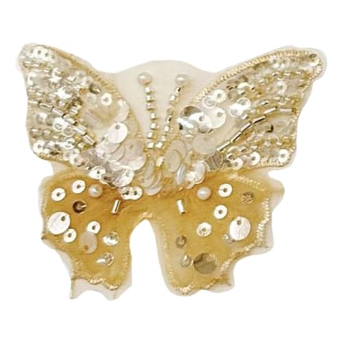 Auffällige Pailletten Schmetterling Applikation Für Kleidung Nähflecken Schal Hochzeitskleid Dekore Zubehör Dekore von XAGMODSHN