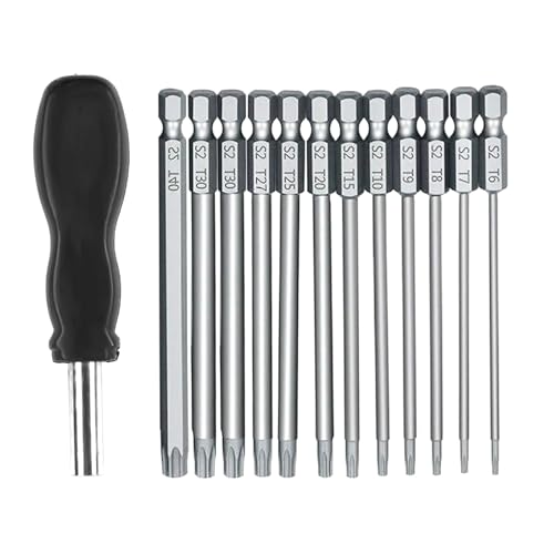 Blütenkopfschraubendreher Bit Set Drill Bit Extension Mit 1/4 Zoll Blütenkopfschraubendreher Bit Set Drill Bit Extension Mit 1/4 Zoll von XAGMODSHN